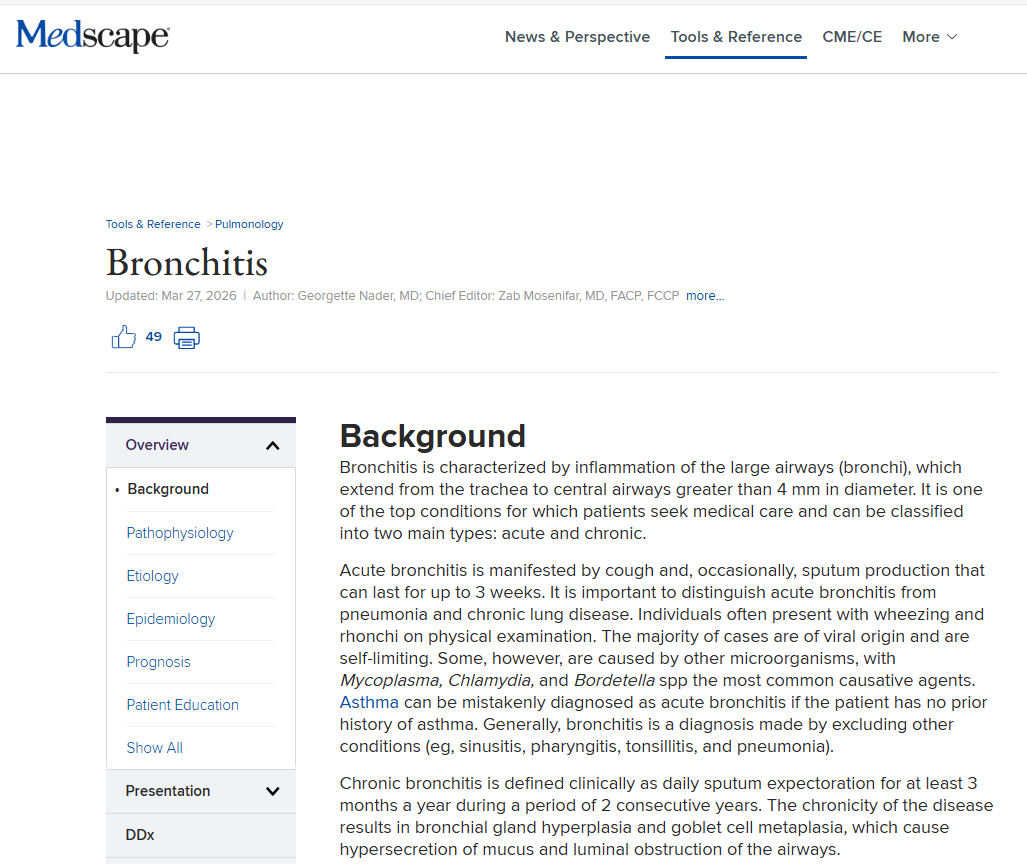 Medscape publication